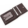 Шкіряне портмоне коричневого кольору з осередками для карт Bond Non (10654) - 5