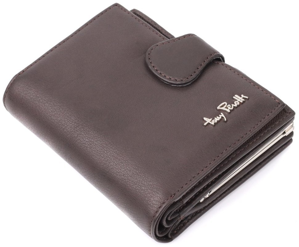 Жіночий гаманець вертикального типу з натуральної шкіри Tony Perotti Італія 103320 (коричневий) фото №5 Жіночий гаманець вертикального типу з натуральної шкіри Tony Perotti Італія 103320 (коричневий) modnotak фото №5