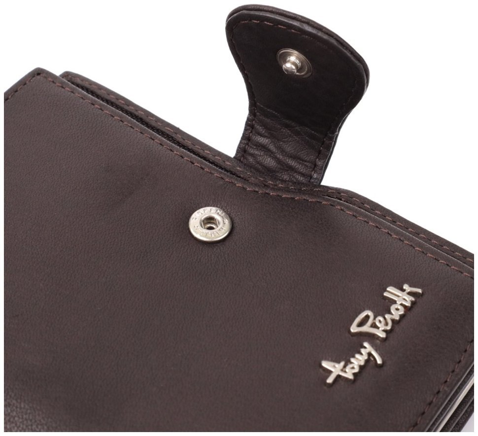 Жіночий гаманець вертикального типу з натуральної шкіри Tony Perotti Італія 103320 (коричневий) фото №6 Жіночий гаманець вертикального типу з натуральної шкіри Tony Perotti Італія 103320 (коричневий) modnotak фото №6