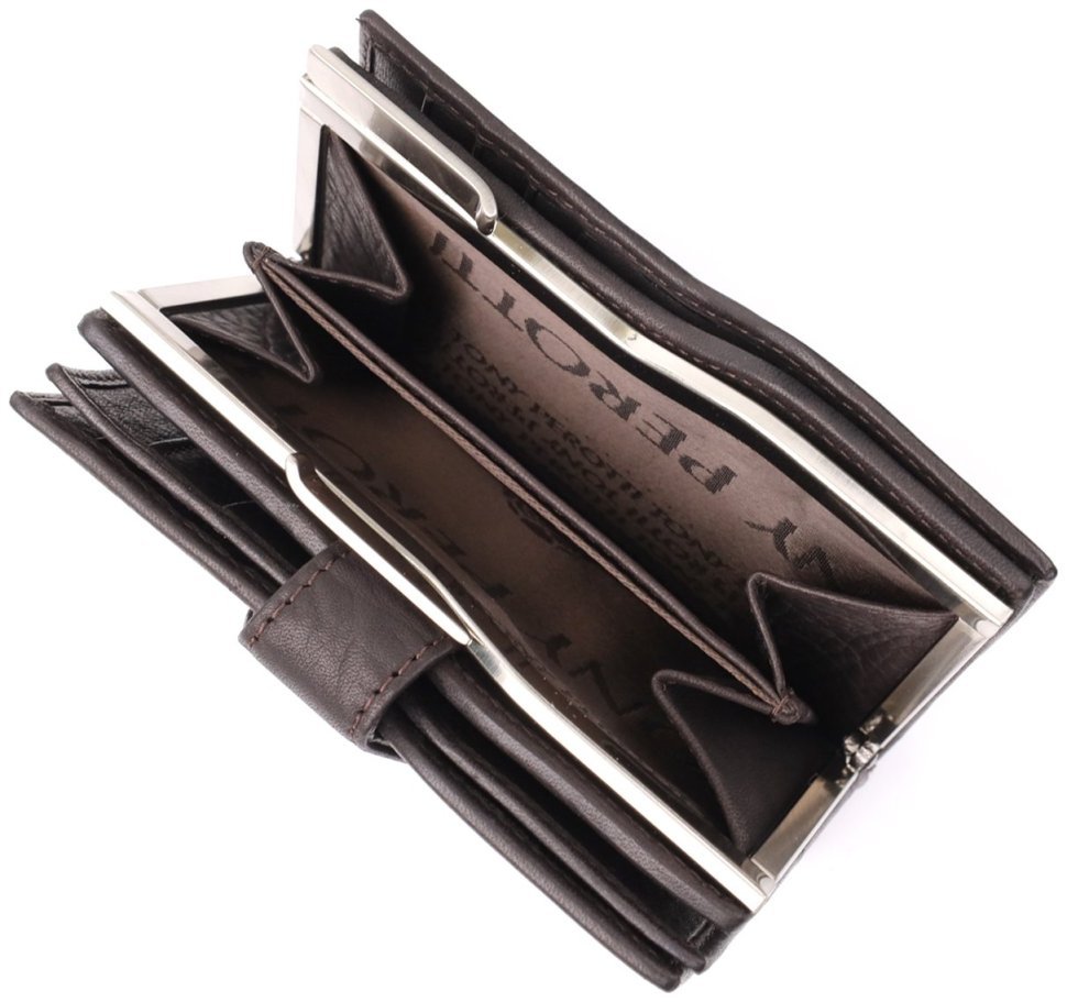 Жіночий гаманець вертикального типу з натуральної шкіри Tony Perotti Італія 103320 (коричневий) фото №9 Жіночий гаманець вертикального типу з натуральної шкіри Tony Perotti Італія 103320 (коричневий) modnotak фото №9