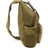 Якісна тактична військова сумка через плече у кольорі хакі - MILITARY STYLE (21970) - 2