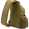 Якісна тактична військова сумка через плече у кольорі хакі - MILITARY STYLE (21970) - 3