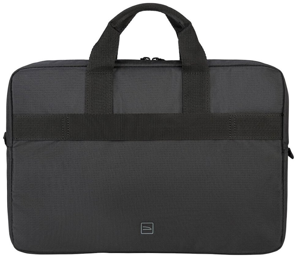 Стильная сумка для ноутбука до 15" из текстиля черного цвета Tucano Zona с ручками 103620 фото №4 Стильная сумка для ноутбука до 15" из текстиля черного цвета Tucano Zona с ручками 103620 modnotak фото №4