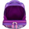 Фіолетовий шкільний рюкзак для дівчаток з текстилю з однорогом Bagland (53820) - 5
