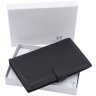 Шкіряне чоловіче портмоне великого розміру зі зручностями під картки та документи ST Leather 73820 - 10