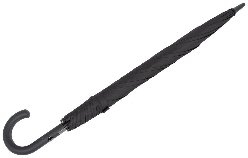 Зонт-трость мужской Fulton Knightsbridge-1 G828 Black (полуавтомат, однотонный черный) 93820 modnotak фото №6