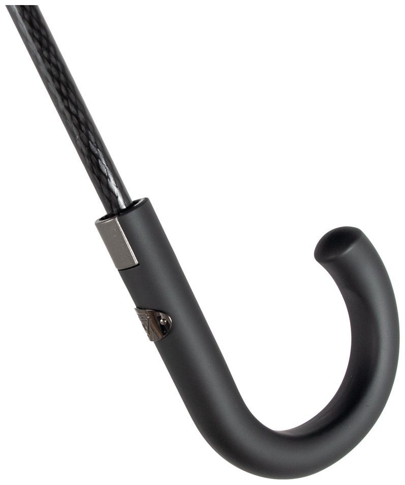 Зонт-трость мужской Fulton Knightsbridge-1 G828 Black (полуавтомат, однотонный черный) 93820 modnotak фото №7