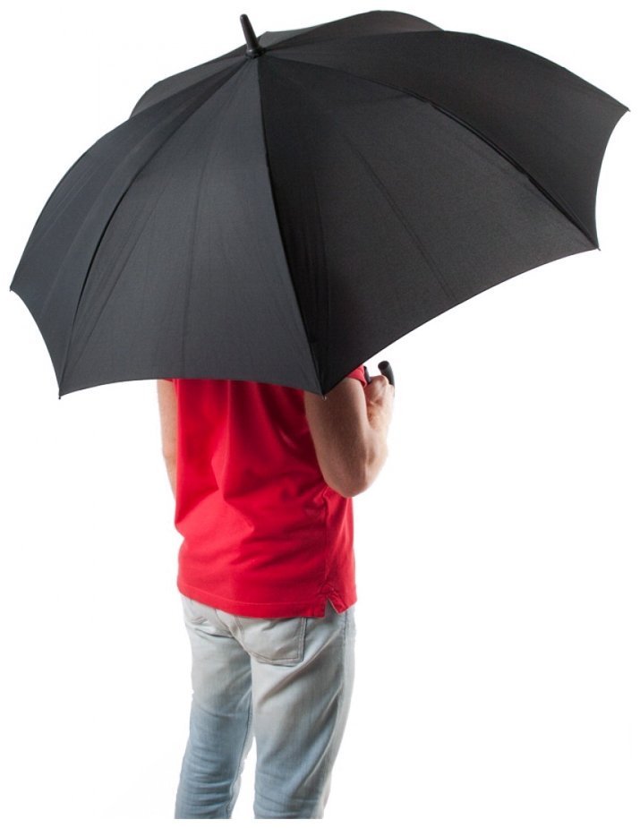 Зонт-трость мужской Fulton Knightsbridge-1 G828 Black (полуавтомат, однотонный черный) 93820 modnotak фото №13