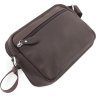 Бюджетна шкіряна чоловіча сумка коричневого кольору зі шкіри флотар Leather Collection (39253920) - 3
