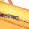 Крупная женская сумка-шоппер из натуральной кожи желтого цвета Shvigel (16358) - 6