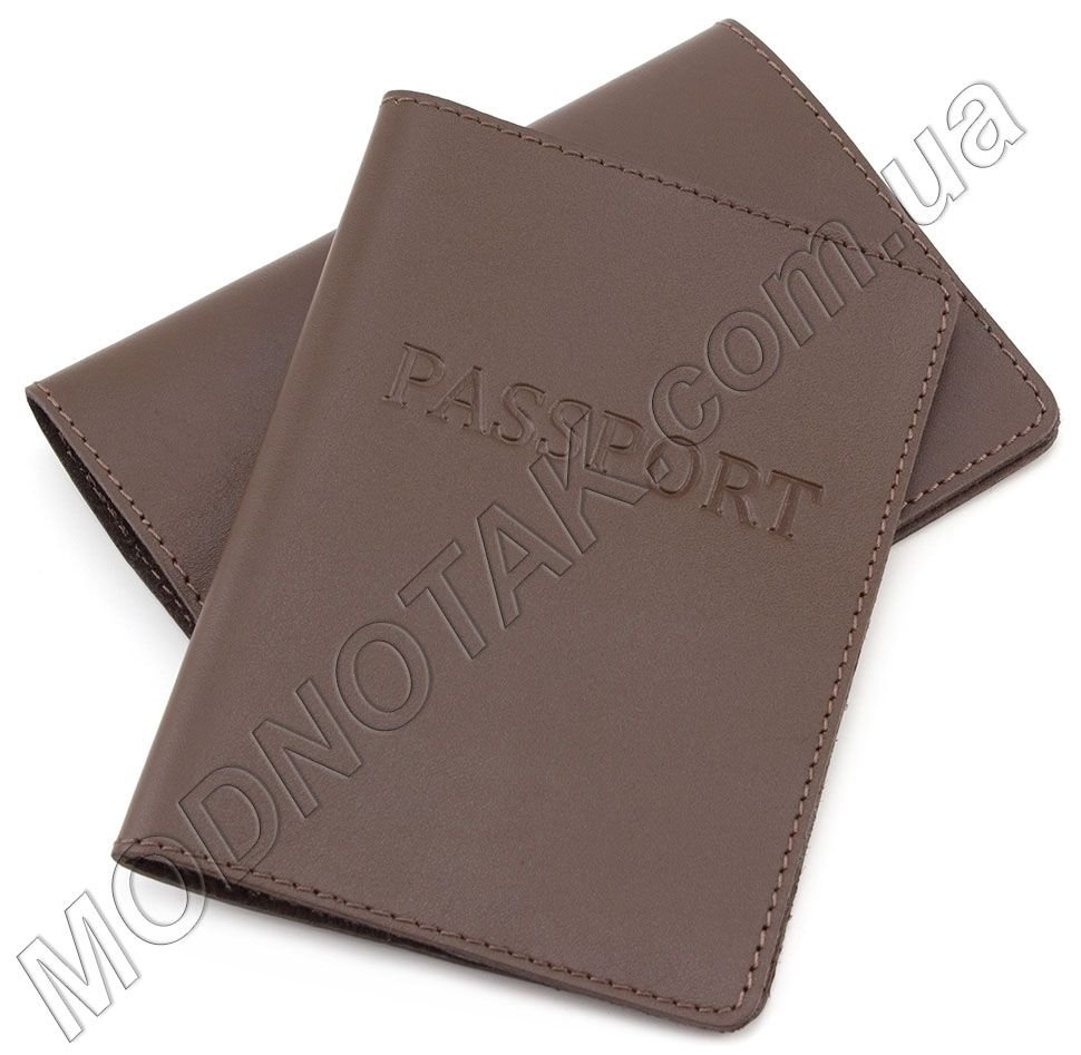 Обкладинка для біометричного паспорта фірми ST Leather (17748)
