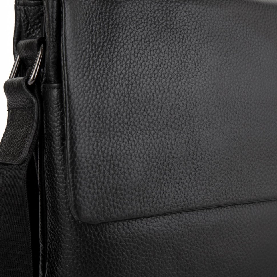 Шкіряна чоловіча сумка-планшет через плече Tiding Bag (21211)