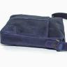 Стильная сумка планшет синего цвета из винтажной кожи Крейзи VATTO (11662) - 5