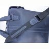 Стильная деловая мужская сумка из винтажной кожи синего цвета VATTO (11762) - 7
