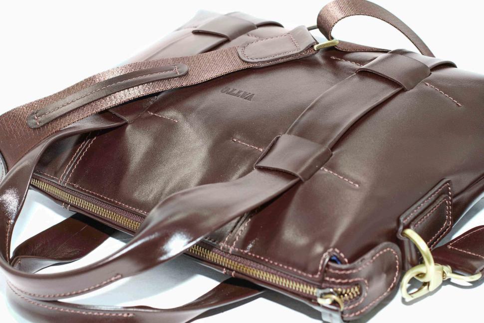 Мужская коричневая сумка из гладкой кожи VATTO (11961)