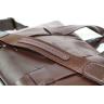 Мужская коричневая сумка из гладкой кожи VATTO (11961) - 11