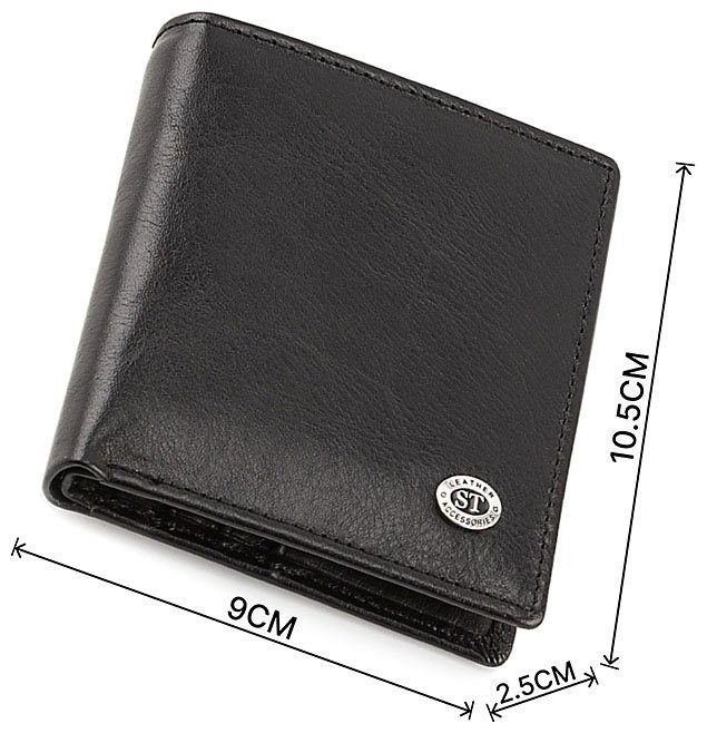 Чоловік шкіряний гаманець з одним відділенням для купюр ST Leather (16547) modnotak фото №3