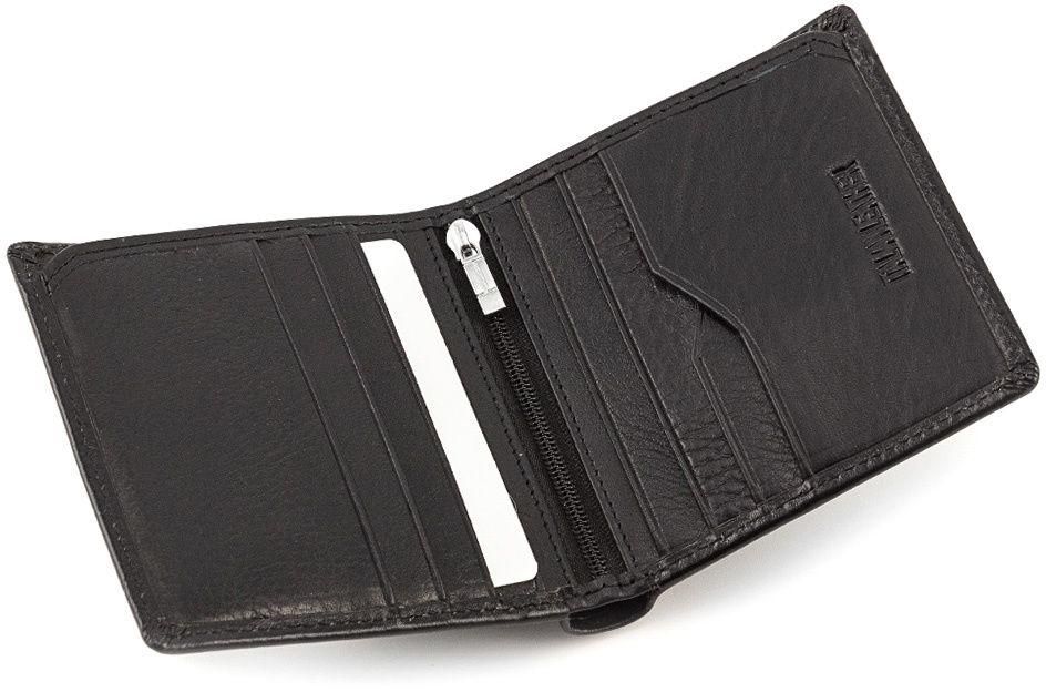 Мужской кожаный кошелек с одним отделением для купюр ST Leather (16547)