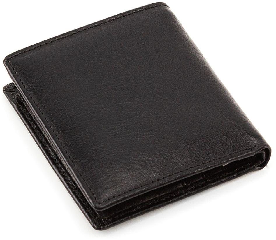 Мужской кожаный кошелек с одним отделением для купюр ST Leather (16547)