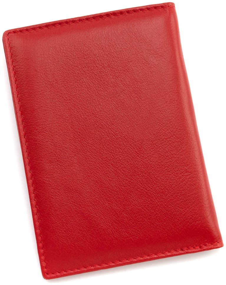 Обложка для паспорта старого образца ST Leather 97720 красного цвета modnotak фото №3