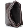 Чоловіча коричнева сумка-месенджер із натуральної шкіри у стилі вінтаж SHVIGEL 2400799 - 5