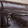 Мужская коричневая сумка-мессенджер из натуральной кожи в стиле винтаж SHVIGEL 2400799 - 8