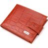 Світло-коричневий чоловічий гаманець із натуральної шкіри під крокодила CANPELLINI (2421510) - 1