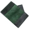 Красива обкладинка для паспорта темно-зеленого кольору ST Leather (16723) - 3