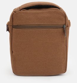 Мужская сумка из прочного текстиля коричневого цвета Monsen 88720