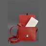 Шкіряна жіноча бохо-сумка червоного кольору BlankNote Лілу 78920 - 4