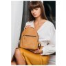 Желтый женский рюкзак-сумка из винтажной кожи BlankNote Groove S 79020 - 2
