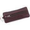 Компактна шкіряна жіноча ключниця марсалового кольору на блискавці ST Leather 70821 - 1