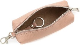 Кожаная длинная женская ключница пудрового цвета ST Leather (13145)