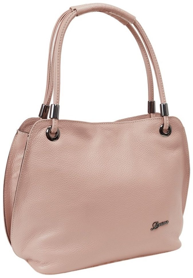 Пудровая женская сумка из натуральной кожи флотар с длинными ручками Desisan 81721 фото №2 Пудровая женская сумка из натуральной кожи флотар с длинными ручками Desisan 81721 modnotak фото №2
