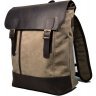 Міський рюкзак світло-коричневого кольору із щільного текстилю TARWA (19924) - 1