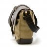 Мужская сумка-мессенджер через плечо бежевого цвета из канваса и кожи TARWA (19921) - 4