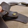 Мужская сумка-мессенджер через плечо бежевого цвета из канваса и кожи TARWA (19921) - 10