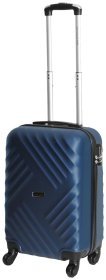 Дорожный маленький чемодан Chicago на колесах Vip Collection 102421 (синий)