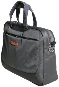 Текстильный портфель серого цвета VERUS Rio Grande 102621 (полиэстер)