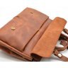 Светло-коричневая мужская сумка из кожи крэйзи хорс для ноутбука и документов TARWA (19827) - 7