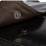 Мужская сумка-мессенджер через плечо из натуральной гладкой кожи коричневого цвета Bexhill (15804) - 9