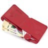 Червоний жіночий гаманець мініатюрного розміру із натуральної шкіри з монетницею ST Leather 73821 - 8