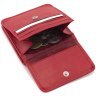 Червоний жіночий гаманець мініатюрного розміру із натуральної шкіри з монетницею ST Leather 73821 - 7
