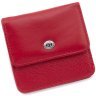 Червоний жіночий гаманець мініатюрного розміру із натуральної шкіри з монетницею ST Leather 73821 - 3