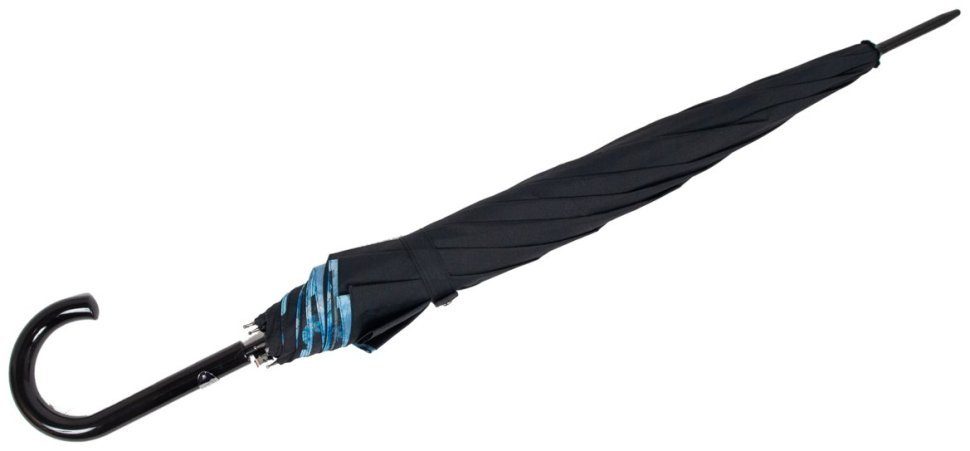 Женский зонт-трость Fulton L754-041277 Bloomsbury-2 Night Sky Flowers (Черный с принтом цветов ночного неба) 94321 modnotak фото №6