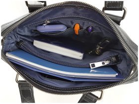 Вертикальная мужская сумка Флотар с ручками и ремнем через плечо VATTO (11763)