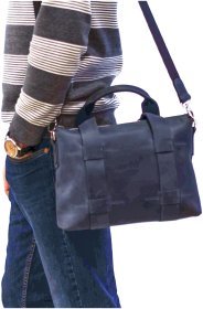 Вінтажна чоловіча ділова сумка з оригінальними шкіряними ручками VATTO (11962)