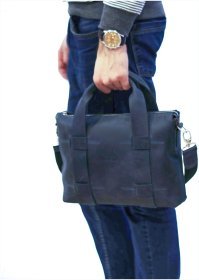 Вінтажна чоловіча ділова сумка з оригінальними шкіряними ручками VATTO (11962)