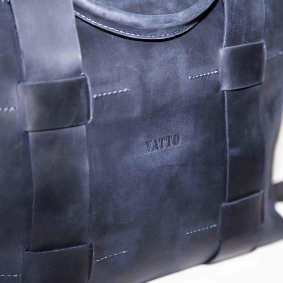 Вінтажна чоловіча ділова сумка з оригінальними шкіряними ручками VATTO (11962)
