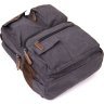 Текстильный дорожный рюкзак цвета графит Vintage (20617) - 3